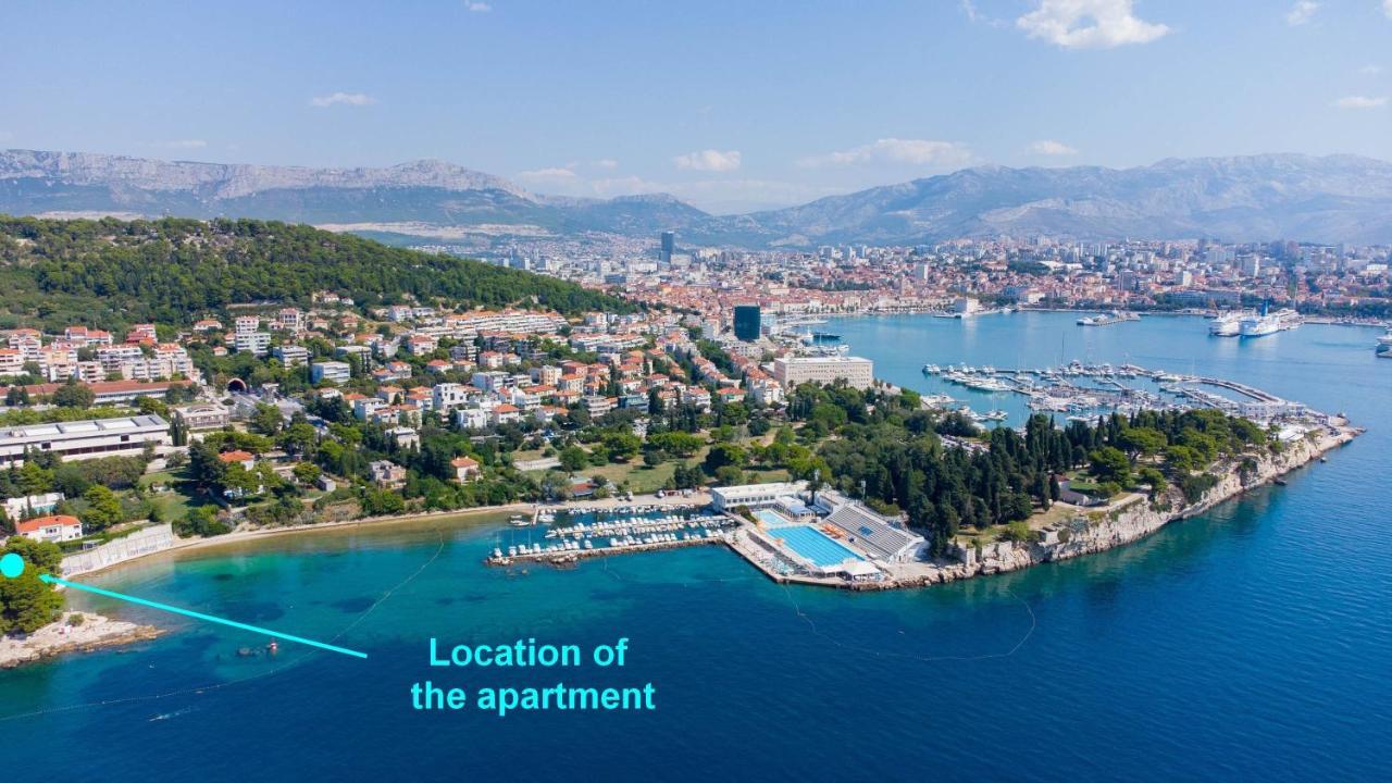 Beachfront Apartment Drazen, With Garden And Parking สปลิท ภายนอก รูปภาพ