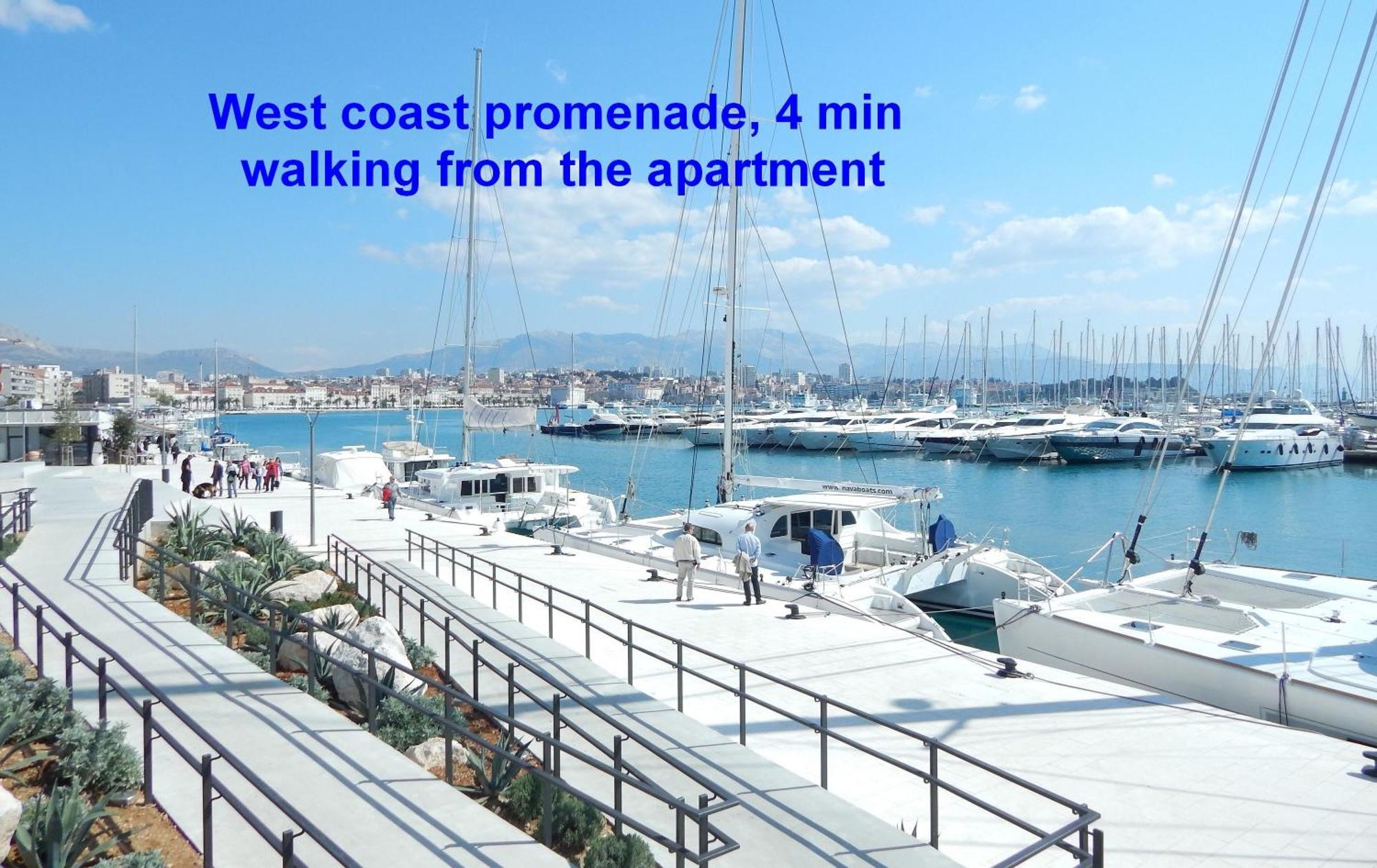 Beachfront Apartment Drazen, With Garden And Parking สปลิท ภายนอก รูปภาพ